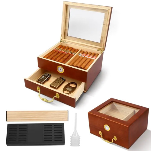 Cave cigares humidor - cave, double